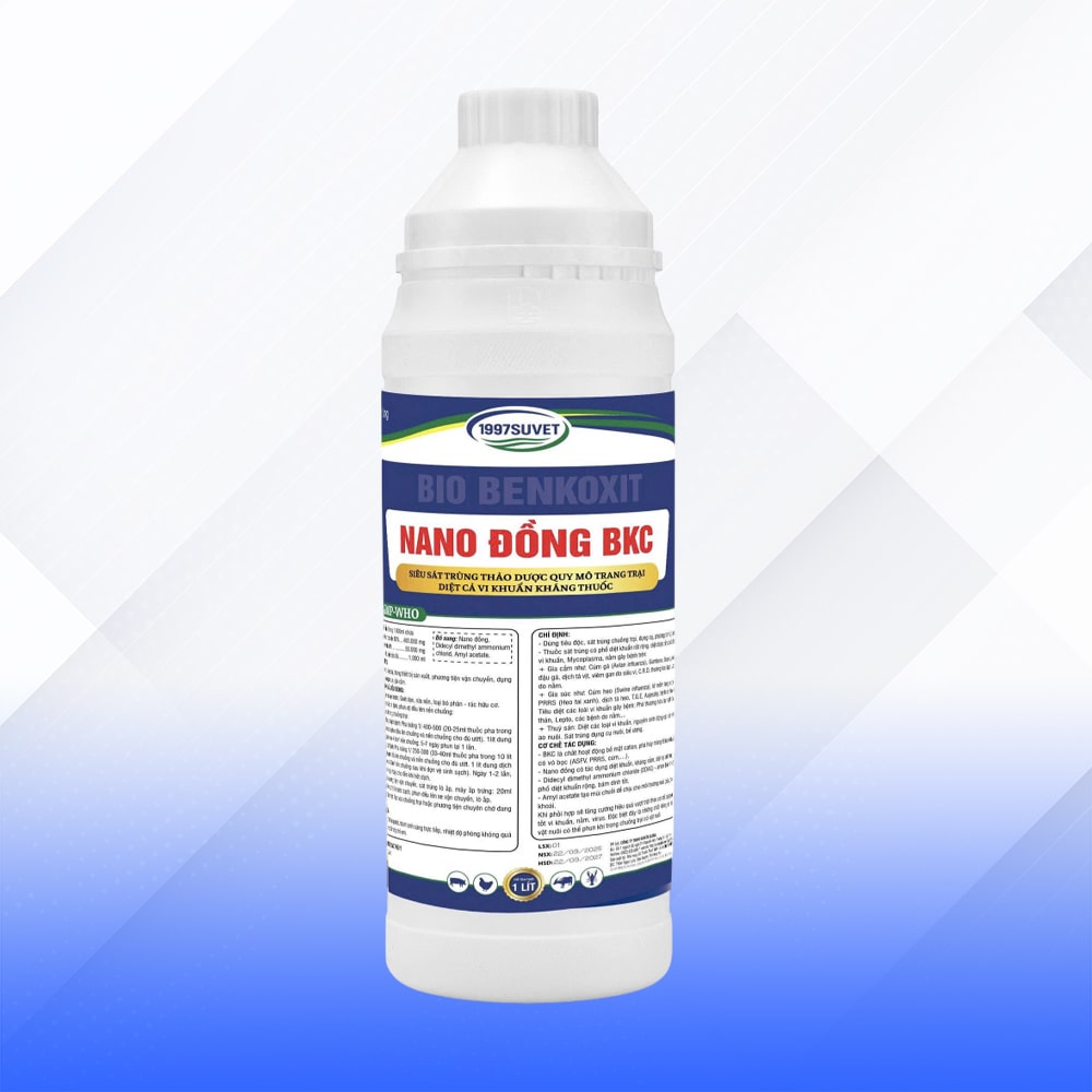 NANO ĐỒNG BKC – Siêu sát trùng thảo dược quy mô trang trại